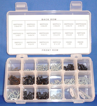 Small Fastener Assortments for Trains