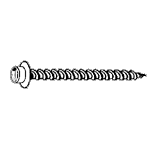 Servo Mounting - Socket Head Washer Head Sheet Metal Screws