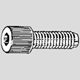 NSC0416 - 4-40 x 1 - Socket Head Cap Screws - Nylon 50 pcs/pkg