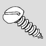 SMP0204 - #2 x 1/4 - Pan Head Sheet Metal Screws - Slotted 100 pcs/pkg