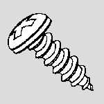 SMPP0004 - #0 x 1/4 - Pan Head Sheet Metal Screws - Phillips 100 pcs/pkg