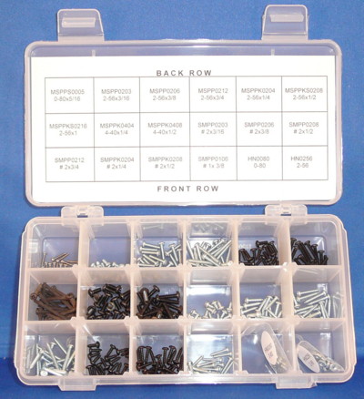 ASTSTTRN - Small Steel Fastener Assortment for Trains