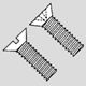 FML1016 - 10-24 x 1 - Flat Head Machine Screws - Aluminum 50 pcs/pkg