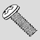 MSPP0203 - 2-56 x 3/16 - Pan Head Machine Screws - Phillips - Steel with Zinc Plate 100 pcs/pkg