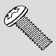 NBCD0632  - 6-32 x 2 - Combo Drive Binder Head Screws - Phillips - Nylon 50 pcs/pkg