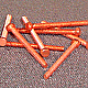 HBBC0012 -  Hex Head Machine Screw - Copper - 0-80 x 3/4 - 100 pcs/pkg