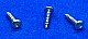 STP0004C - #0 x 1/4 - Button Head Sheet Metal Screws - Hex Drive 100 pcs/pkg