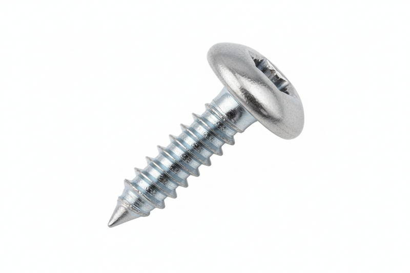 PLATED BUTTON HEAD SOCKET DRIVE SHEET METAL SCREW