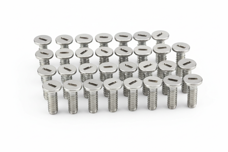 STAINLESS STEEL FLAT HEAD SLOTTED MACHINE SCREW