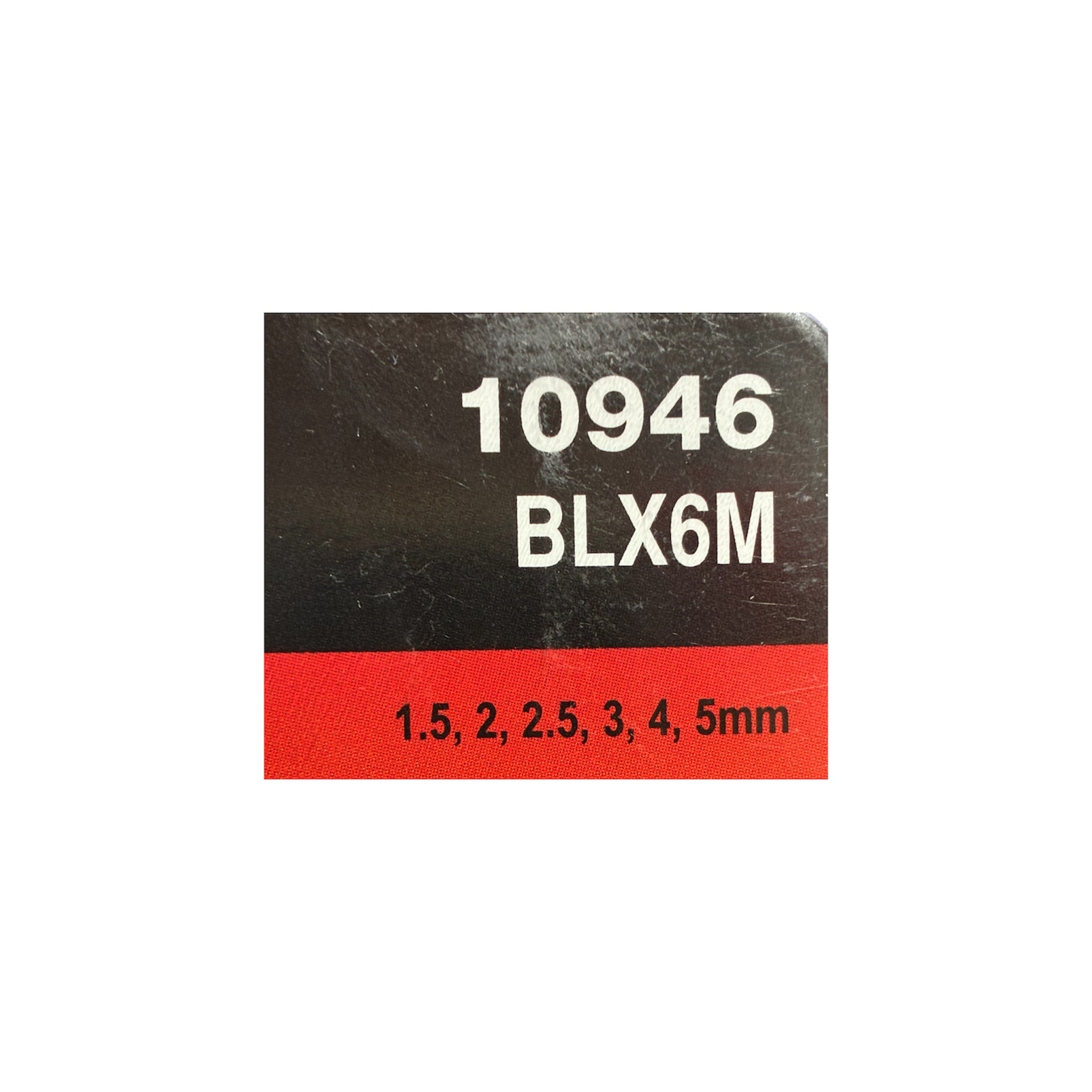 (BLMSET) BALLDRIVER TIP HEX KEY L-WRENCH SET METRIC - 6 pcs