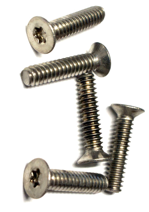 (FCMXS0408) STAINLESS STEEL 6-LOBE 100 DEGREE FLAT HEAD MACHINE SCREW (TORX®) 4-40 X 1/2" - 100 pcs/pkg