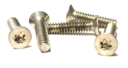 (FCMXS0203) STAINLESS STEEL 6-LOBE 100 DEGREE FLAT HEAD MACHINE SCREW (TORX®) 2-56 X 3/16" - 100 pcs/pkg