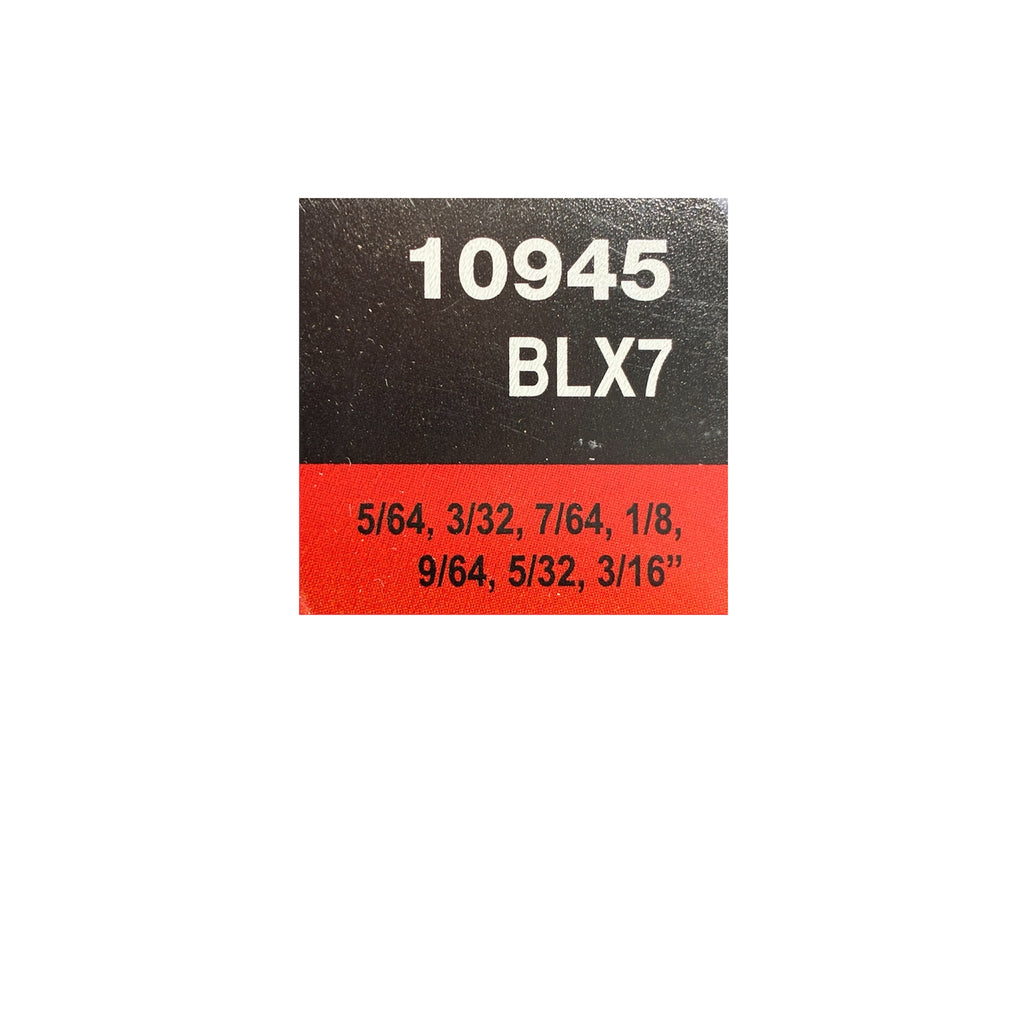 (BLSET1) BALLDRIVER TIP HEX KEY L-WRENCH SET - 7 pcs