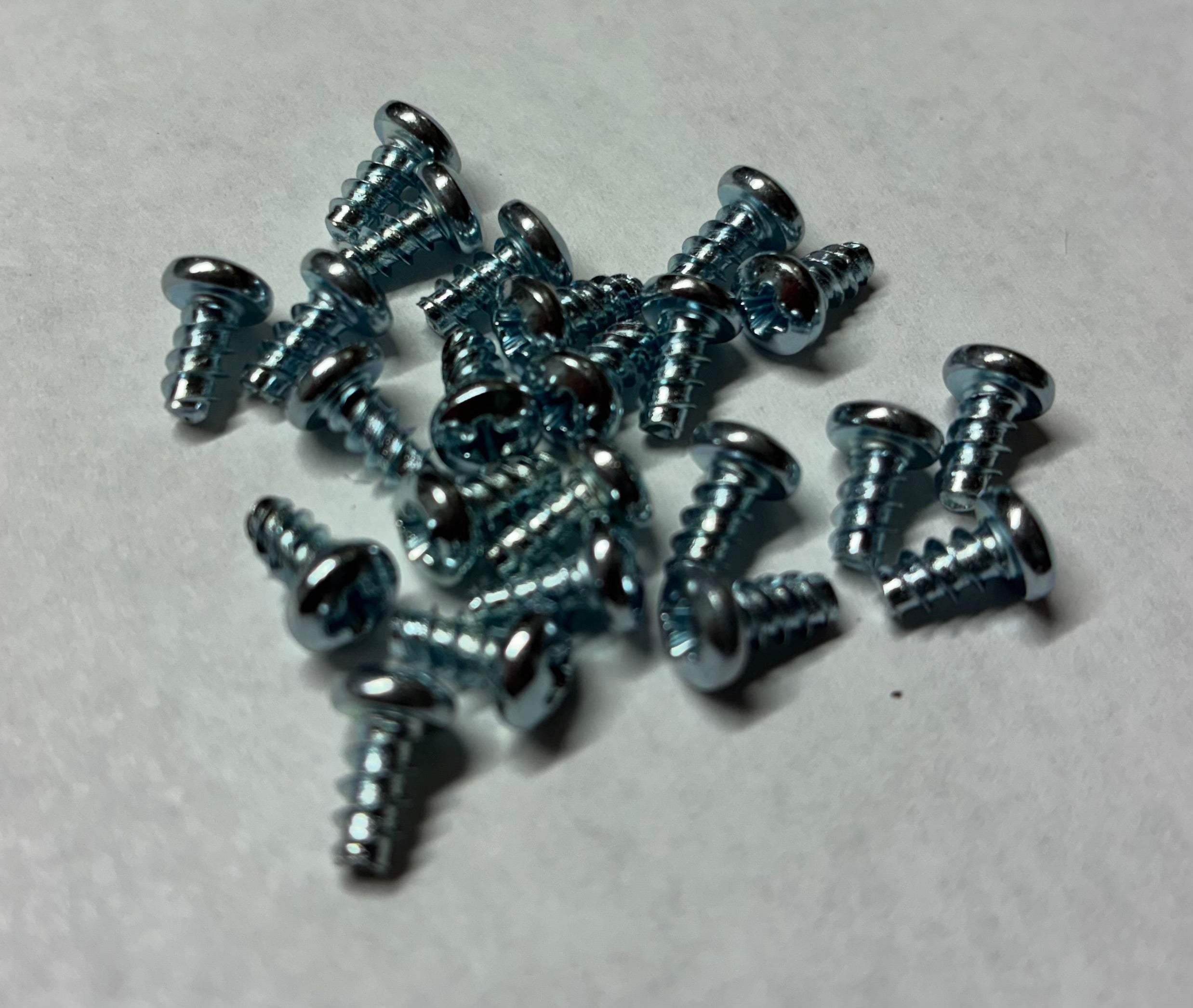 (LPP0404) PHILLIPS PLATED PAN HEAD TRI-LOBE THREAD ROLLING SCREW #4 X 1/4 - 100 pcs/pkg