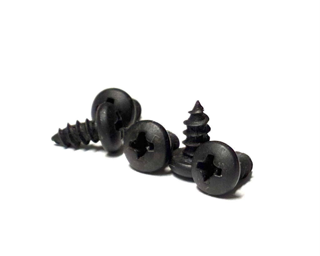 (SMPPK0404) PHILLIPS BLACK OXIDE PAN HEAD SHEET METAL SCREW #4 X 1/4" - 100 pcs/pkg