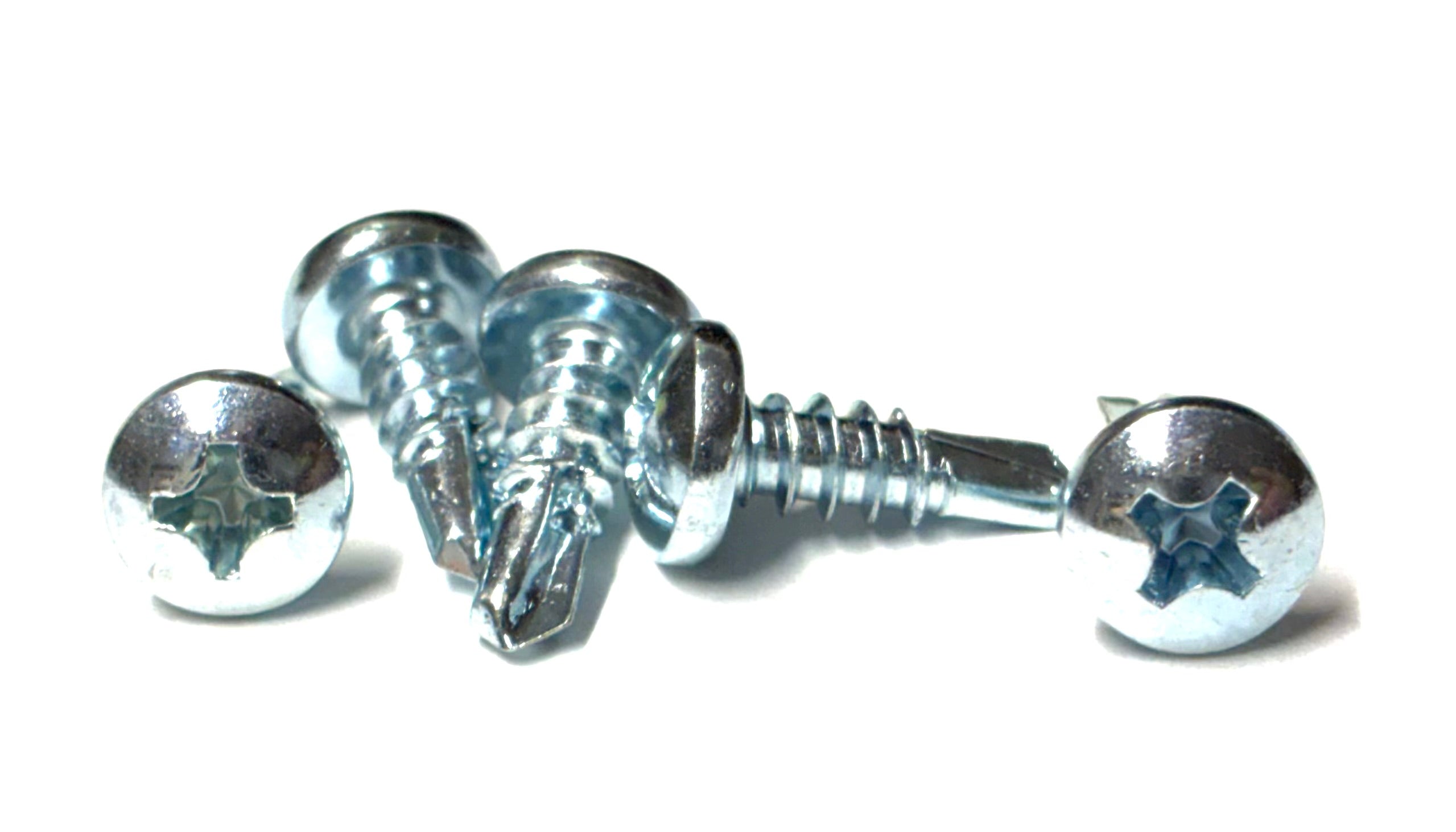 (SDPP0808) PHILLIPS PAN HEAD PLATED SELF DRILLING SCREW #8 X 1/2 - 100 pcs/pkg