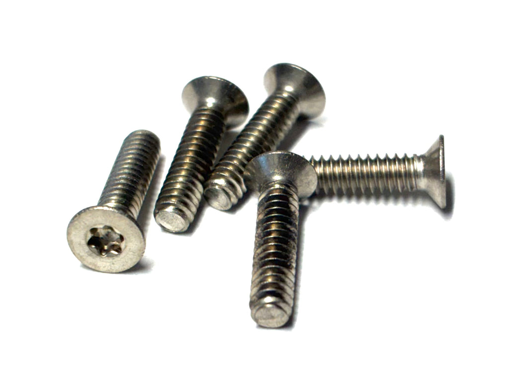 (FCMXS0808) STAINLESS STEEL 6-LOBE 100 DEGREE FLAT HEAD MACHINE SCREW (TORX®) 8-32 X 1/2" - 100 pcs/pkg