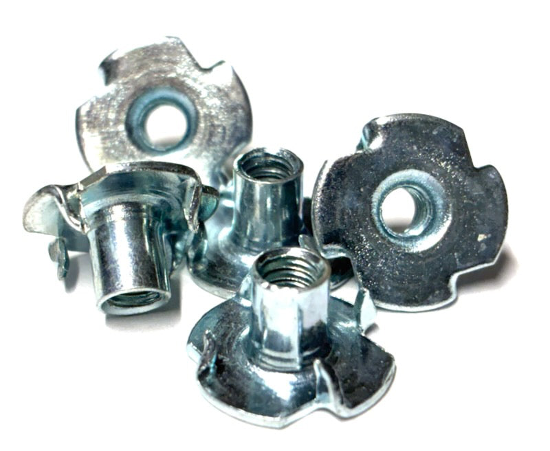(BN0256) PLATED BLIND NUTS (T-NUTS) 2-56 - 20 pcs/pkg