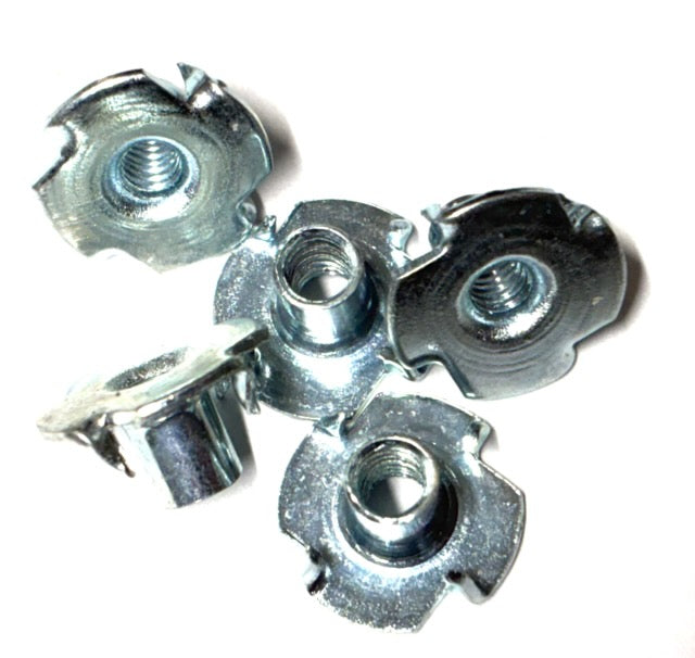 (BN0256) PLATED BLIND NUTS (T-NUTS) 2-56 - 20 pcs/pkg
