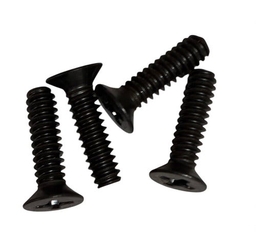 (FCMPK0204) PHILLIPS BLACK OXIDE 100* FLAT HEAD MACHINE SCREW 2-56 X 1/4" - 100 pcs/pkg