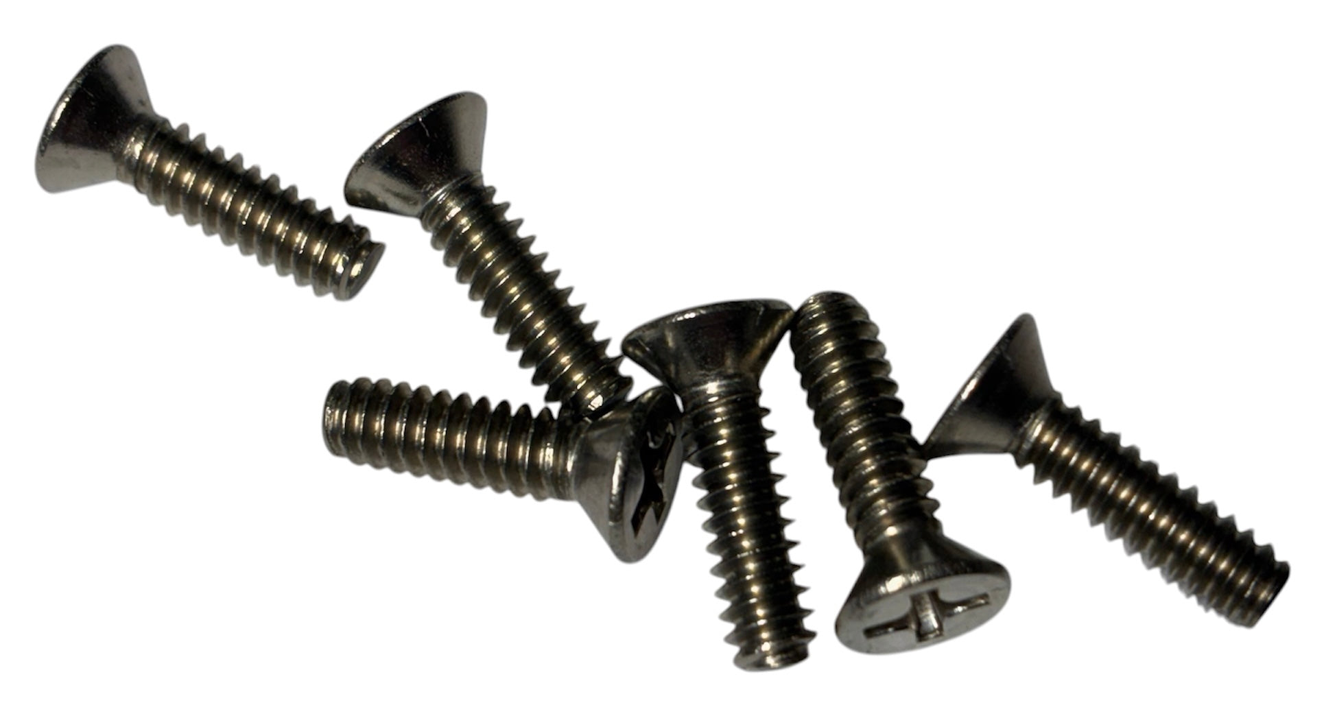 (FMSP0608) PHILLIPS STAINLESS STEEL FLAT HEAD MACHINE SCREW 6-32 X 1/2 - 100 pcs/pkg