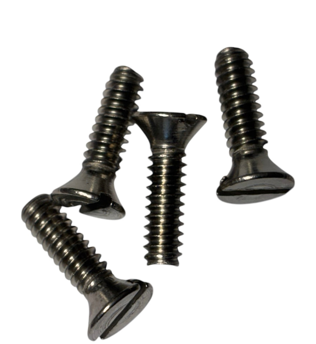 (FMS0008) STAINLESS STEEL FLAT HEAD SLOTTED MACHINE SCREW 0-80 X 1/2" - 100 pcs/pkg