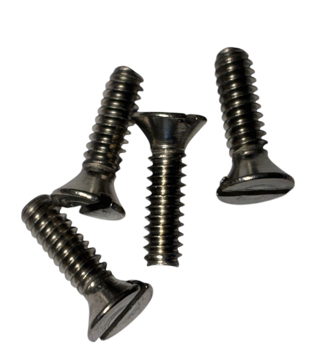 (FMS0003) STAINLESS STEEL FLAT HEAD SLOTTED MACHINE SCREW 0-80 X 3/16" - 100 pcs/pkg
