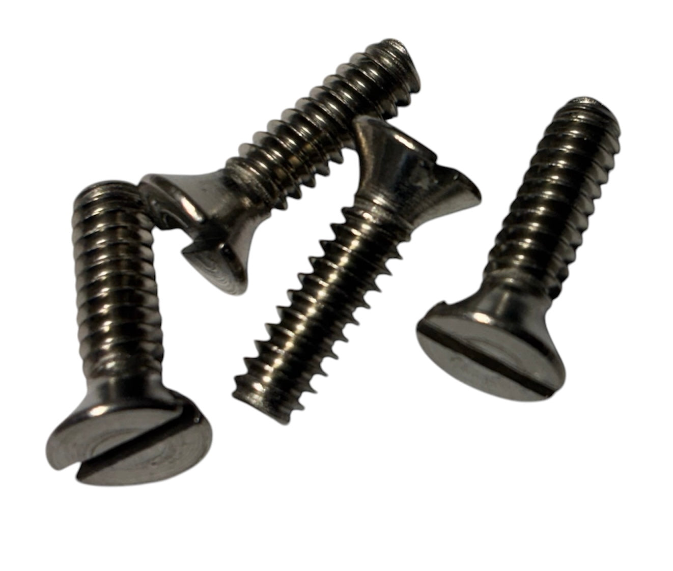 (FMS0003) STAINLESS STEEL FLAT HEAD SLOTTED MACHINE SCREW 0-80 X 3/16" - 100 pcs/pkg