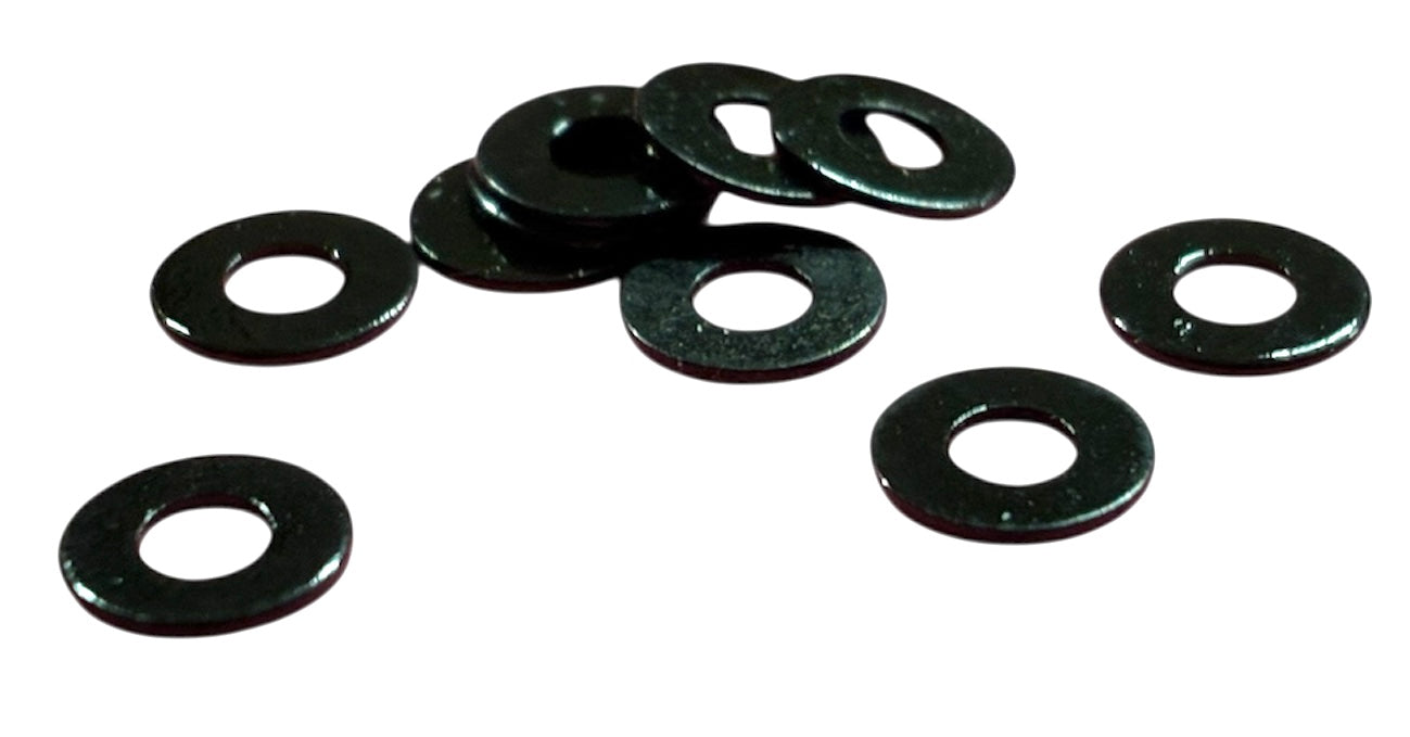 (FWK02) BLACK OXIDE FLAT WASHER #2 - 100 pcs/pkg