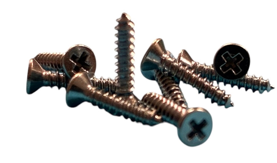 (SMFP0004) PHILLIPS STAINLESS STEEL FLAT HEAD SHEET METAL SCREW #0 X 1/4 100 pcs/pkg