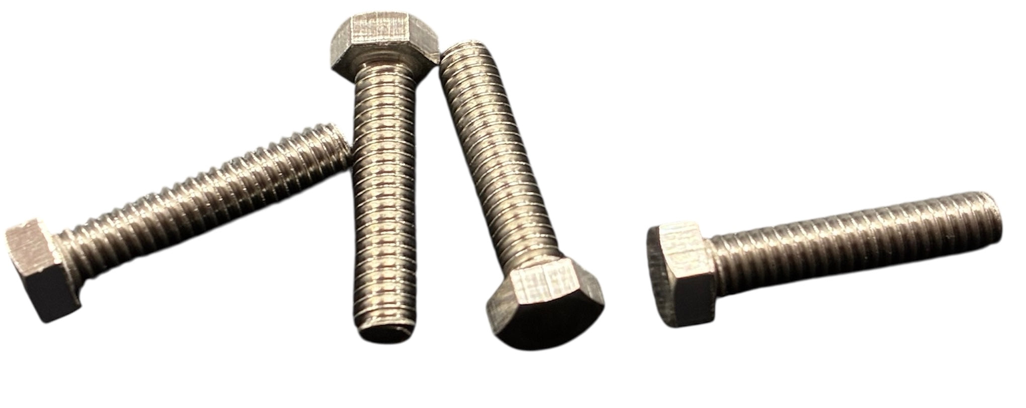 (HBS0812) STAINLESS STEEL HEX HEAD MACHINE SCREW 8-32 X 3/4 - 50 pcs/pkg