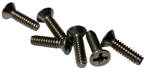 (FMSP0403) PHILLIPS STAINLESS STEEL FLAT HEAD MACHINE SCREW 4-40 X 3/16" - 100 pcs/pkg