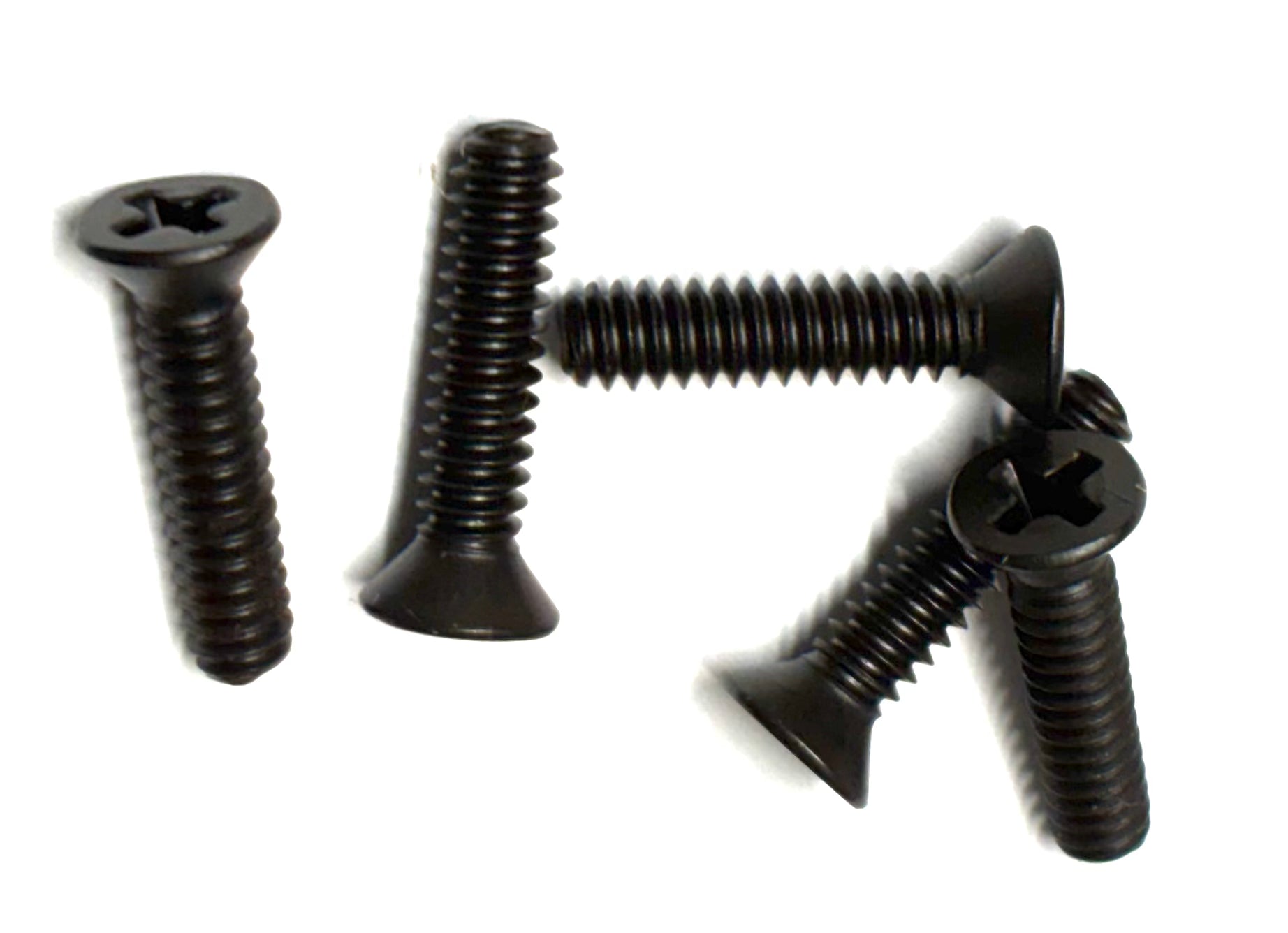(FMPPK0408) PHILLIPS BLACK OXIDE FLAT HEAD MACHINE SCREW 4-40 X 1/2" - 100 pcs/pkg