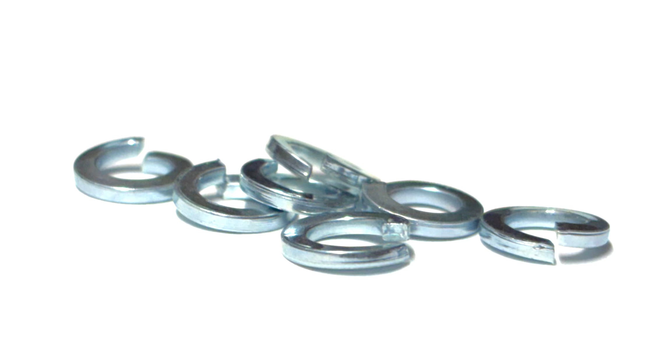 (LW06) SPLIT PLATED LOCK WASHER #6 - 100 pcs/pkg