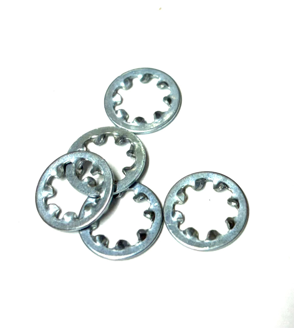 (LWT08) PLATED INTERNAL TOOTH LOCK WASHER #8 - 100 pcs/pkg