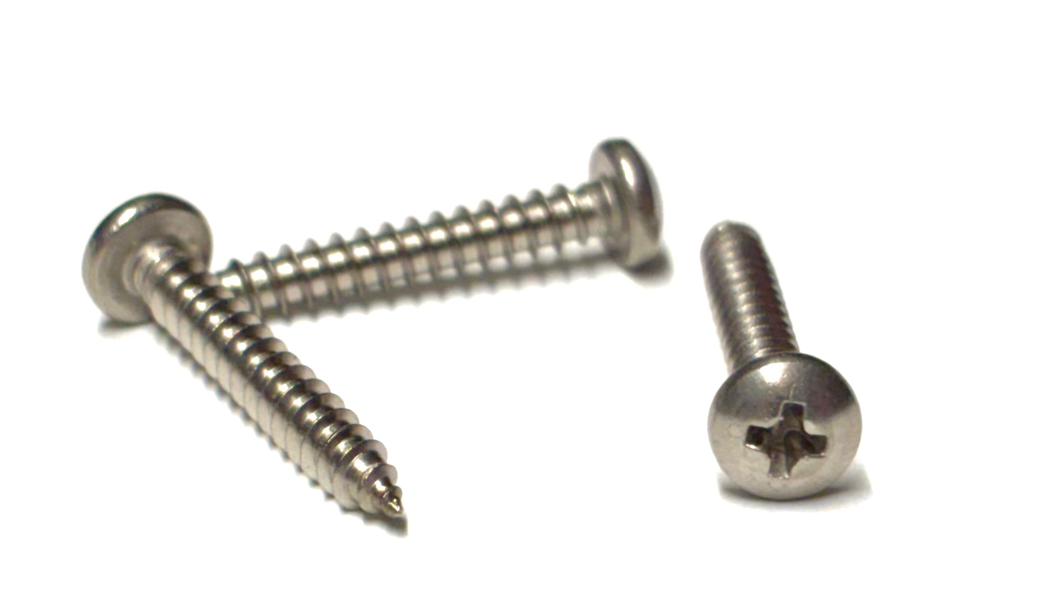 (SMPPS0406) PHILLIPS STAINLESS STEEL PAN HEAD SHEET METAL SCREW #4 X 3/8 - 100 pcs/pkg