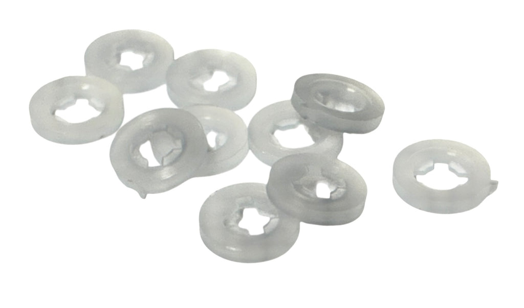 (WRT02) NYLON RETAINING WASHER #2 x 13/64 - 50 PCS/PCK