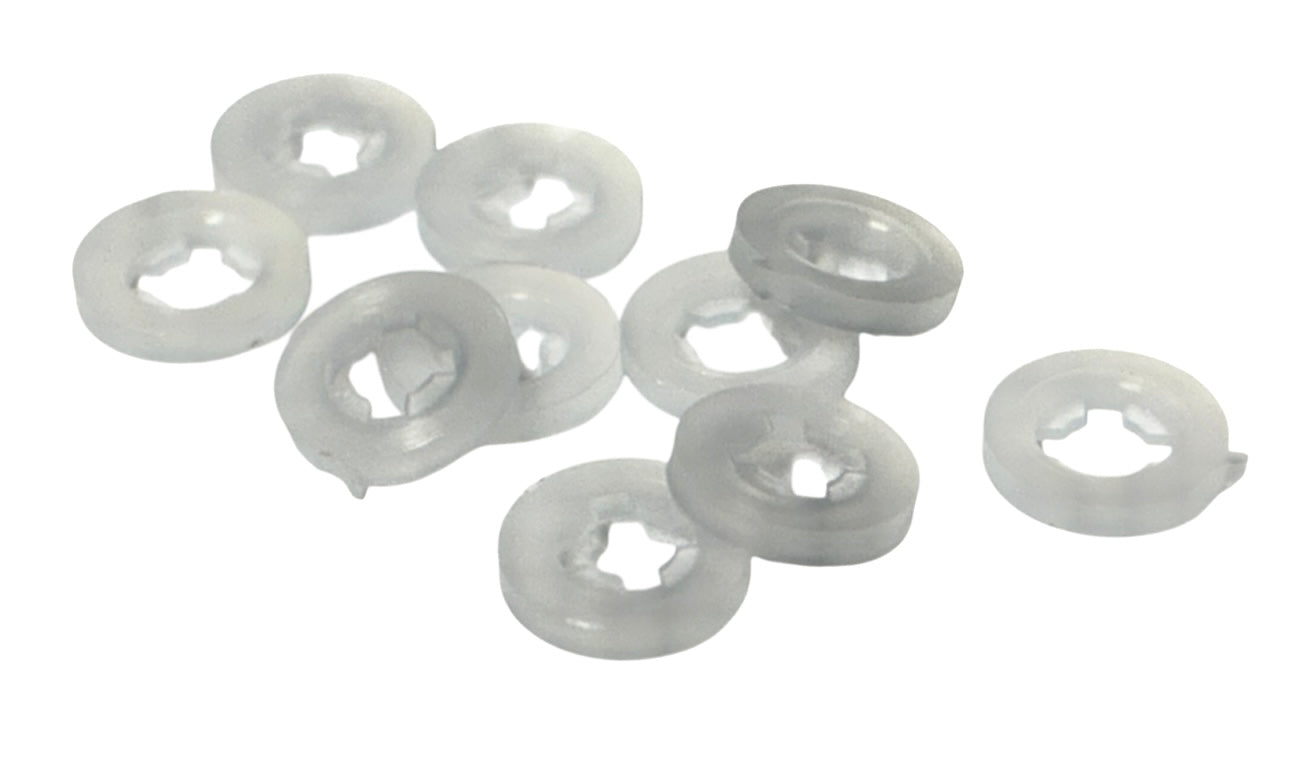 (WRT02) NYLON RETAINING WASHER #2 x 13/64 - 50 PCS/PCK