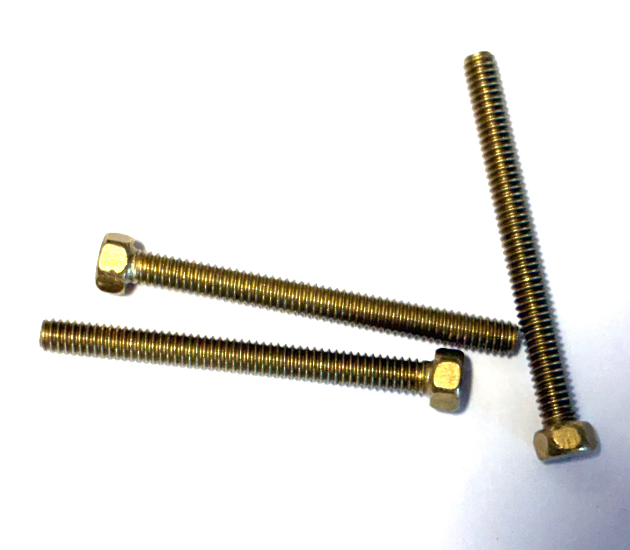 (HBB0112) BRASS HEX HEAD MACHINE SCREW 1-72 X 3/4 - 50 pcs/pkg