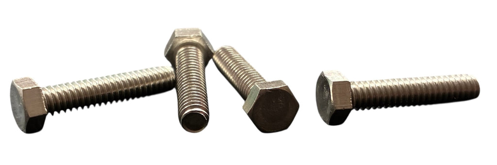 (HBS0608) STAINLESS STEEL HEX HEAD MACHINE SCREW 6-32 X 1/2" - 100 pcs/pkg