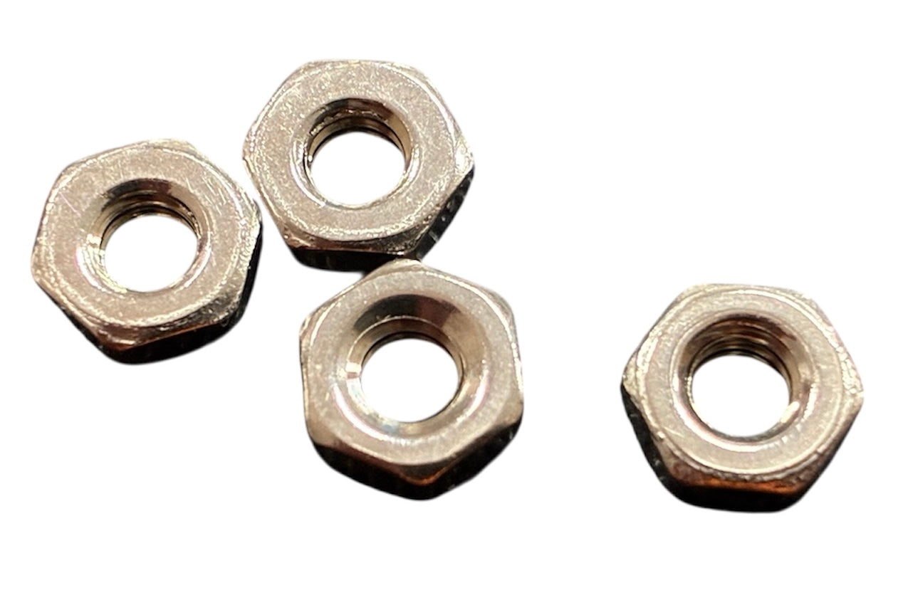 (HNSS0080) 0-80 HEX NUT STAINLESS STEEL SMALL PATTERN - 50 pcs/pkg