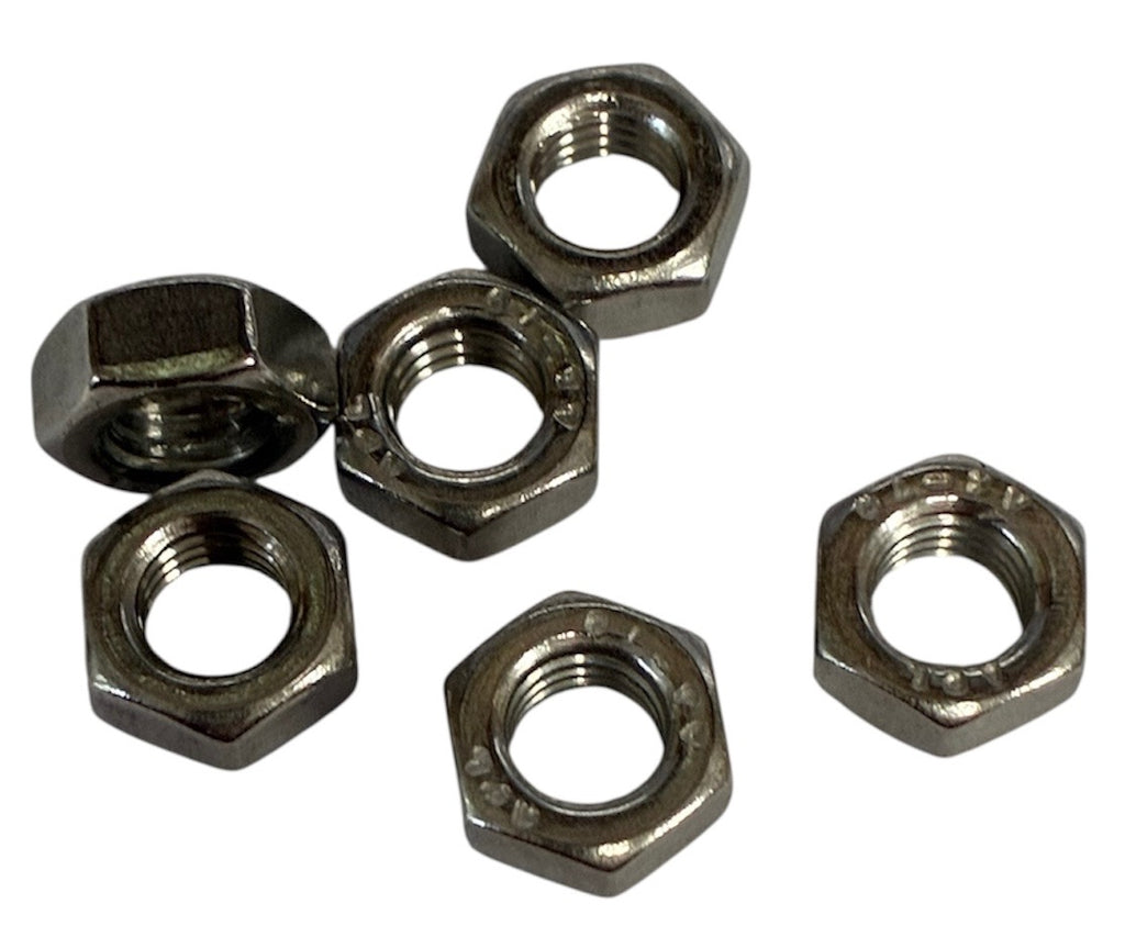 (HNS0256) 2-56 HEX NUTS STAINLESS STEEL - 100 pcs/pkg