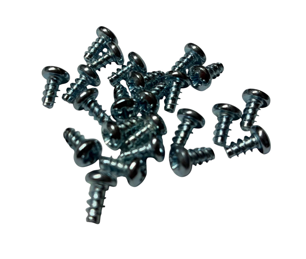 (LPP0606) PHILLIPS PLATED PAN HEAD TRI-LOBE THREAD ROLLING SCREW #6 X 3/8 - 100 pcs/pkg
