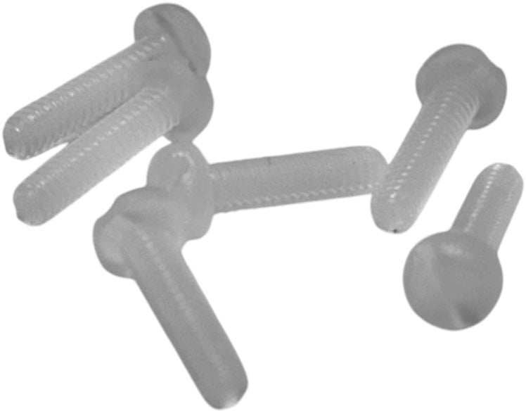 (NBP0004) NYLON PAN HEAD MACHINE SCREW - 0-80 X 1/4 10 pcs/pkg