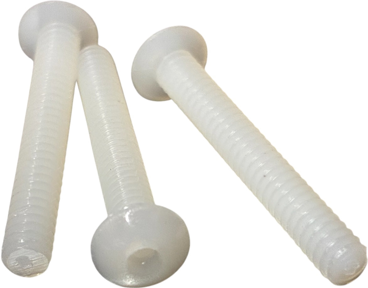 (NSB0616) NYLON BUTTON HEAD SOCKET SCREW - 6-32 X 1 20 pcs/pkg