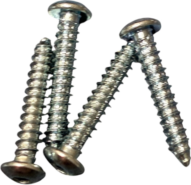 (STP0208) PLATED BUTTON HEAD SOCKET DRIVE SHEET METAL SCREW #2 X 1/2 - 100 pcs/pkg