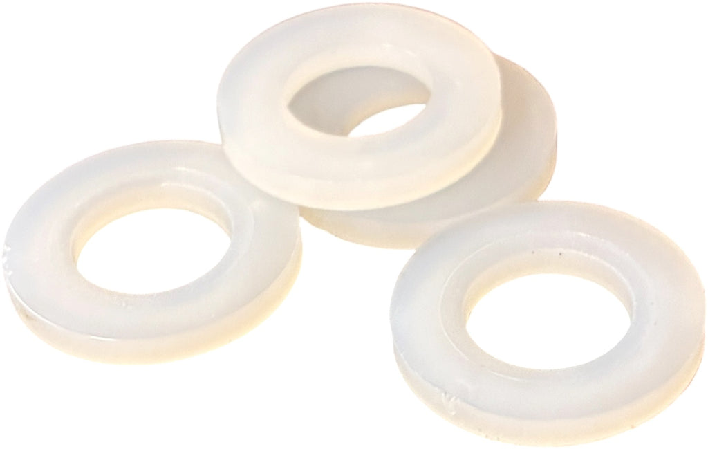 (FWN04) NYLON FLAT WASHER #4 x .250 THK .032 50 pcs/pkg