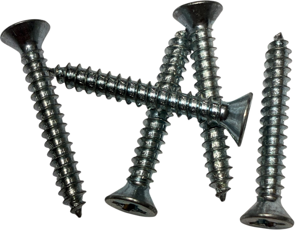 (SMFP0104) PHILLIPS PLATED FLAT HEAD SHEET METAL SCREW #1 X 1/4 100 pcs/pkg
