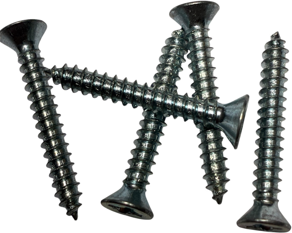 (SMFP0104) PHILLIPS PLATED FLAT HEAD SHEET METAL SCREW #1 X 1/4 100 pcs/pkg