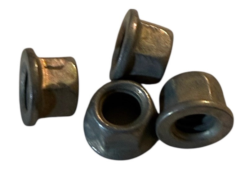 (LNM1032) ALL METAL PLATED MINI LOCKNUT 10-32 - 10 PCS/PKG